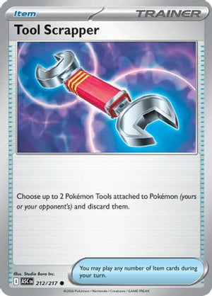 Tool Scrapper 212  - Reverse Holofoil ME Ascended Heroes - Common
