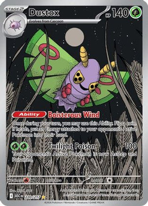Dustox 220/217  - Holofoil ME Ascended Heroes - Illustration Rare