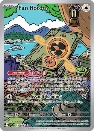 assault vest pokemon card Fan Rotom 250/217 - Holofoil ME Ascended Heroes