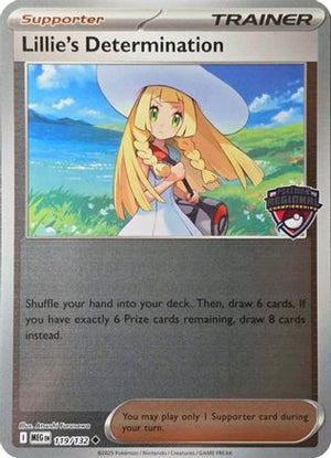 Lillie's Determination (Regional Championships) 119  - Reverse Holofoil League & Championship Cards - Uncommon