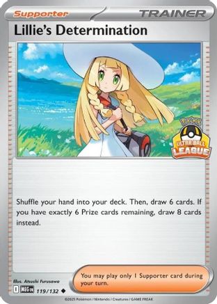 Lillie's Determination (Ultra Ball League) 119  - Holofoil League & Championship Cards - Uncommon