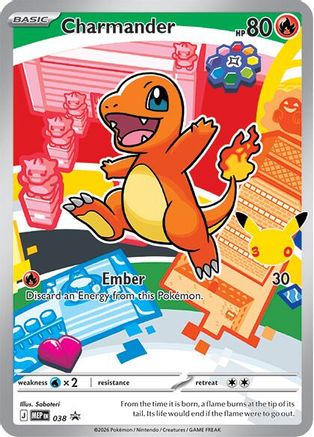 Charmander 038 undefined - ME Mega Evolution Promo Holofoil
