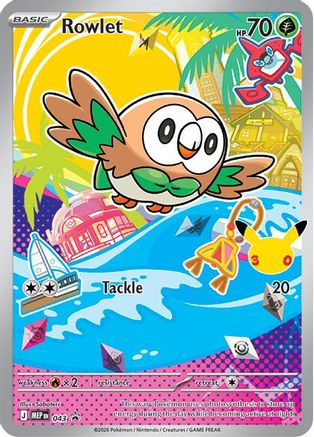 Rowlet 043 undefined - ME Mega Evolution Promo Holofoil