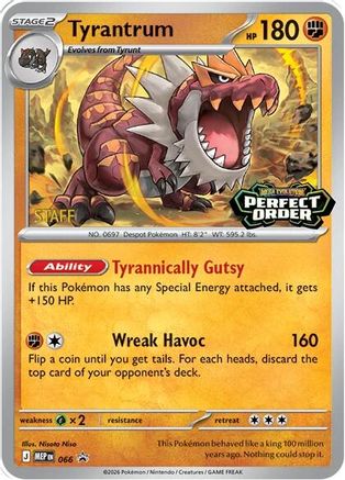 Tyrantrum 066 undefined - ME Mega Evolution Promo Holofoil