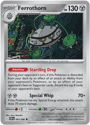 Ferrothorn 063  ME04 Chaos Rising - Uncommon