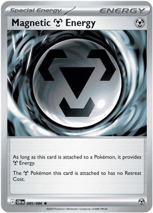 Magnetic Metal Energy 085  - Reverse Holofoil ME04 Chaos Rising - Rare