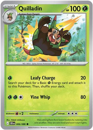 Quilladin 006  ME04 Chaos Rising - Common
