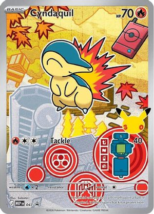 Cyndaquil 047  - Holofoil ME Mega Evolution Promo - Promo