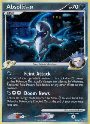 Absol G 001  - Holofoil Supreme Victors - Holo Rare