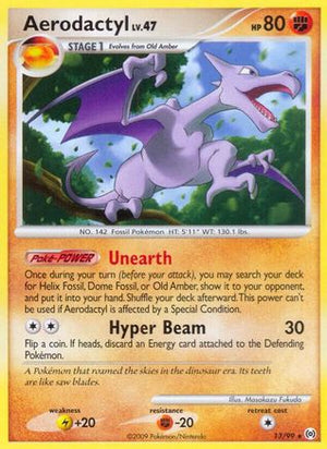 Aerodactyl 013  - Reverse Holofoil Arceus - Rare