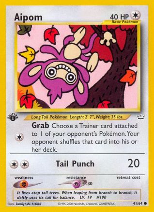 Aipom 41/64  - 1st Edition Neo Revelation - Common