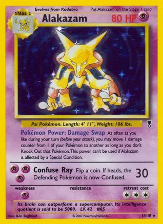 Alakazam 1/110  - Reverse Holofoil Legendary Collection - Holo Rare