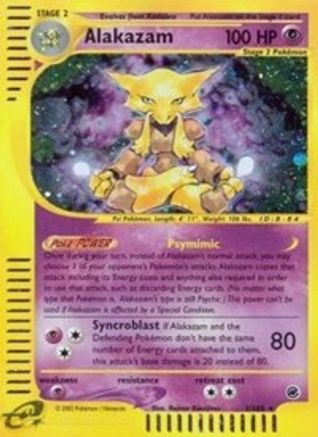 Alakazam (1) (1) 001  - Reverse Holofoil Expedition - Holo Rare