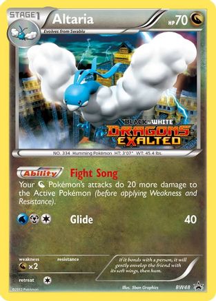 Altaria (Prerelease) BW48  - Holofoil Black and White Promos - Promo