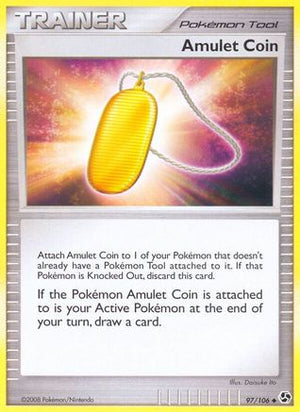Amulet Coin 097  - Reverse Holofoil Great Encounters - Uncommon