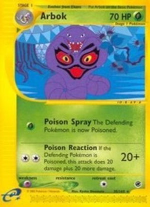 Arbok (35) (35) 035  - Reverse Holofoil Expedition - Rare