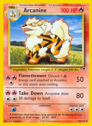 Arcanine 36/110  Legendary Collection - Uncommon
