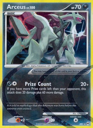 Arceus (AR1) (AR1) AR1  - Holofoil Arceus - Holo Rare