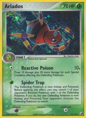 Ariados 002  - Reverse Holofoil Unseen Forces - Holo Rare