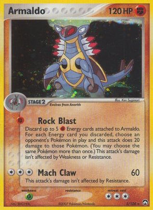 Armaldo 003  - Holofoil Power Keepers - Holo Rare