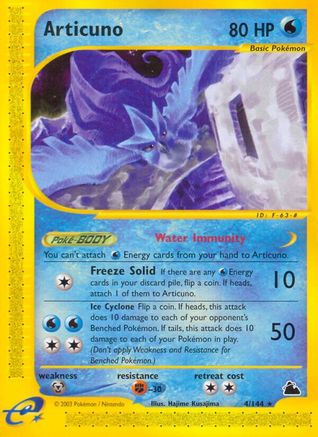 Articuno (4) (4) 004  Skyridge - Rare