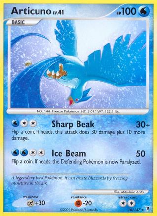 Articuno (16) (16) 016  - Reverse Holofoil Supreme Victors - Rare