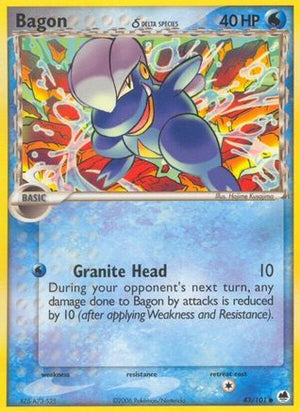 Bagon (Delta Species) 043/101  Dragon Frontiers - Common
