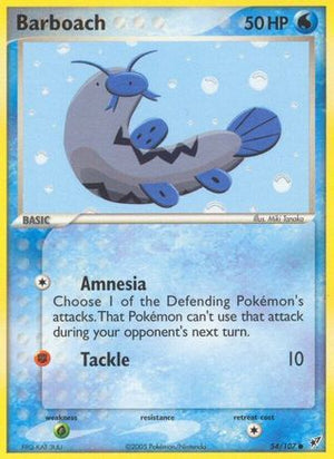 Barboach 054  - Reverse Holofoil Deoxys - Common