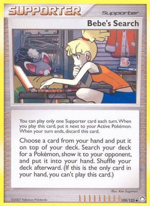 Bebe's Search 109/123  Mysterious Treasures - Uncommon
