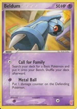 Beldum 001  EX Trainer Kit 2 Plusle & Minun - Common