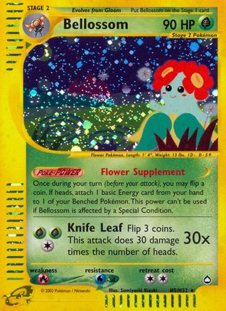 Bellossom (H5) (H5) 0H5  - Holofoil Aquapolis - Holo Rare