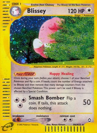 Blissey (H6) (H6) 0H6  - Holofoil Aquapolis - Holo Rare