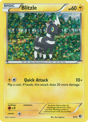Blitzle 006/12  - Holofoil McDonalds Promos 2011 - Promo