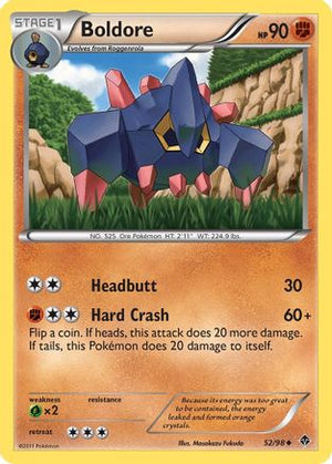 Boldore (52) (52) 052  - Reverse Holofoil Emerging Powers - Uncommon