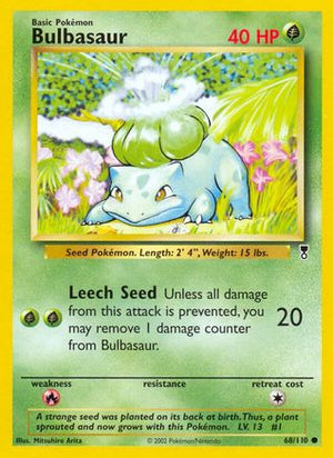 Bulbasaur 068/110  Legendary Collection - Common