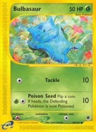 Bulbasaur (94) (94) 094/165  - Reverse Holofoil Expedition - Common