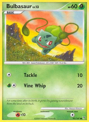Bulbasaur 093  - Reverse Holofoil Supreme Victors - Common
