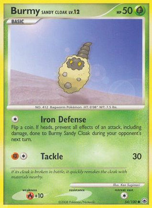 Burmy Sandy Cloak 054  - Reverse Holofoil Majestic Dawn - Common