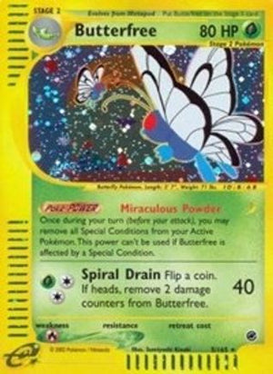 Butterfree (5) (5) 005  - Holofoil Expedition - Holo Rare