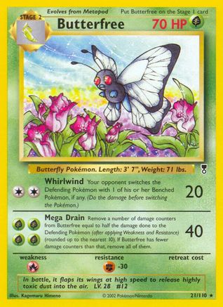 Butterfree 21/110  Legendary Collection - Rare