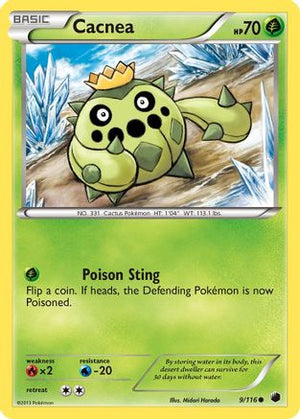 Cacnea 009  - Reverse Holofoil Plasma Freeze - Common