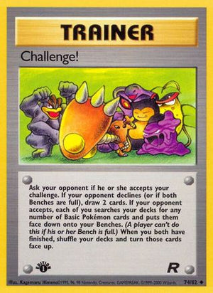 Challenge! 74/82  - 1st Edition Team Rocket - Uncommon