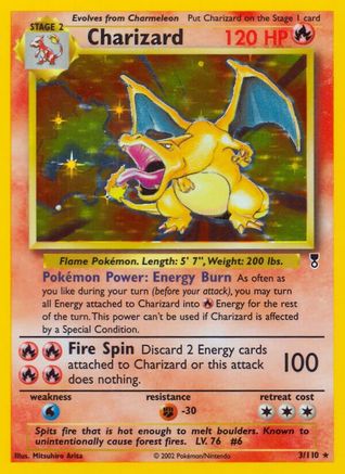 Charizard 3/110  - Holofoil Legendary Collection - Holo Rare