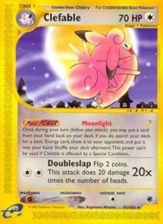 Clefable (41) (41) 041/165  Expedition - Rare