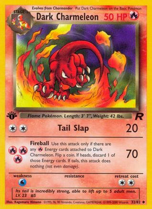 Dark Charmeleon 32/82  - 1st Edition Team Rocket - Uncommon