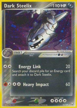 Dark Steelix 010  Team Rocket Returns - Holo Rare