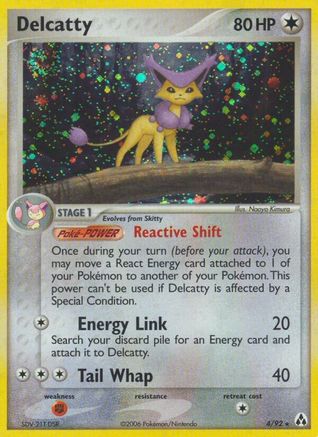 Delcatty 004  - Holofoil Legend Maker - Holo Rare