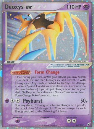 Deoxys ex (Attack Forme) 098  Deoxys - Ultra Rare