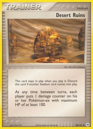 Desert Ruins 088/101  - Reverse Holofoil Hidden Legends - Uncommon