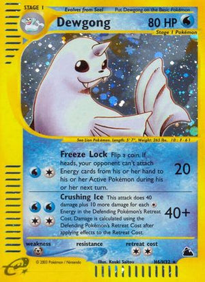 Dewgong (H6) (H6) 0H6  - Holofoil Skyridge - Holo Rare